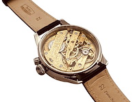 Herenhorloge - patek phillipe horlogisch kunstwerk - antiek zwitsers uurwerk - afbeelding 4 van  7