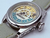 Herenhorloge - patek phillipe horlogisch kunstwerk - antiek zwitsers uurwerk - afbeelding 7 van  13