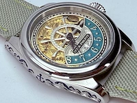 Herenhorloge - patek phillipe horlogisch kunstwerk - antiek zwitsers uurwerk - afbeelding 8 van  13