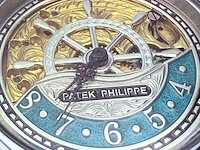 Herenhorloge - patek phillipe horlogisch kunstwerk - antiek zwitsers uurwerk - afbeelding 9 van  13