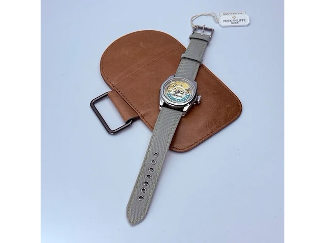 Herenhorloge - patek phillipe horlogisch kunstwerk - antiek zwitsers uurwerk - afbeelding 10 van  13