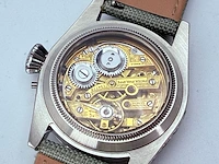 Herenhorloge - patek phillipe horlogisch kunstwerk - antiek zwitsers uurwerk - afbeelding 11 van  13