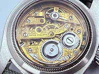 Herenhorloge - patek phillipe horlogisch kunstwerk - antiek zwitsers uurwerk - afbeelding 12 van  13