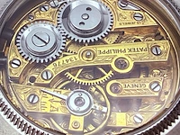 Herenhorloge - patek phillipe horlogisch kunstwerk - antiek zwitsers uurwerk - afbeelding 13 van  13