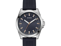 Herenhorloge guess, champ gw0639g1 44mm, donkerblauw/zilverkleurig - afbeelding 1 van  1
