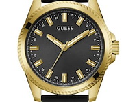 Herenhorloge guess, champ gw0639g2 44m, zwart/goud - afbeelding 1 van  2