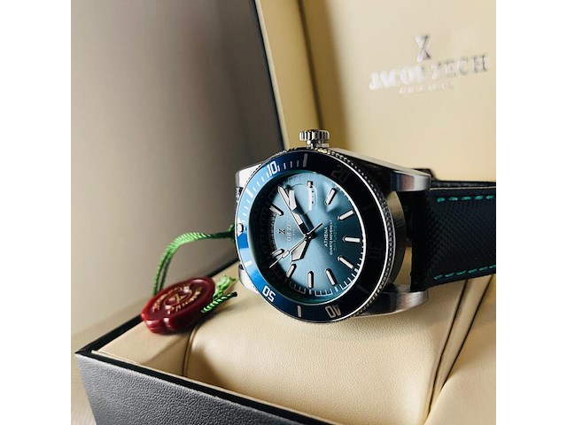 Herenhorloge jacob zech athena - seiko uurwerk - afbeelding 9 van  13