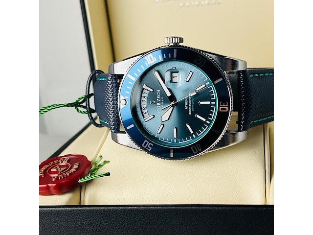 Herenhorloge jacob zech athena - seiko uurwerk - afbeelding 10 van  13