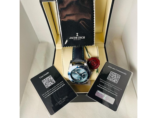 Herenhorloge jacob zech athena - seiko uurwerk - afbeelding 6 van  13