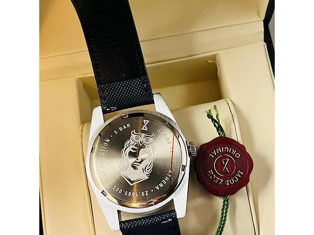 Herenhorloge jacob zech athena - seiko uurwerk - afbeelding 13 van  13