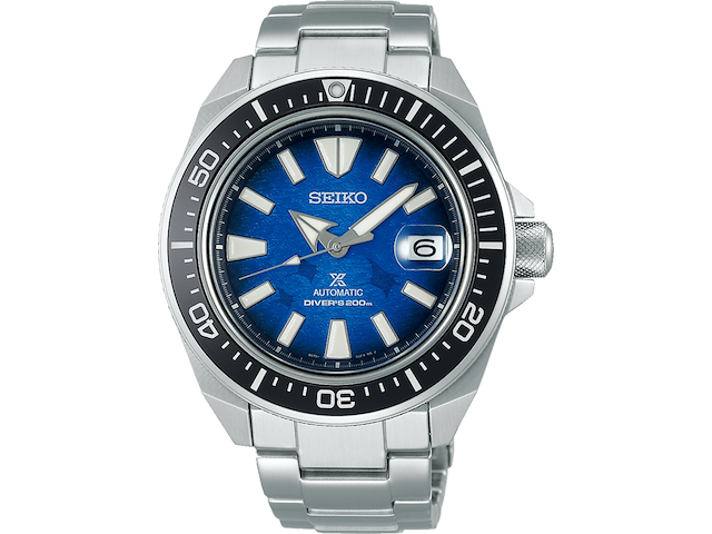 Herenhorloge seiko, prospex srpe33k1 save the ocean special edition 43,8 mm, blauw / zilverkleurig - afbeelding 1 van  1