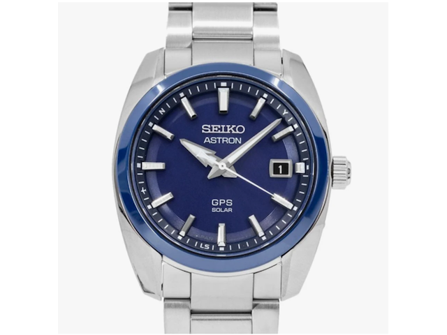 Herenhorloge seiko, ssj003j1 astron gps solar 39mm, zwart/zilverkleurig - afbeelding 2 van  4