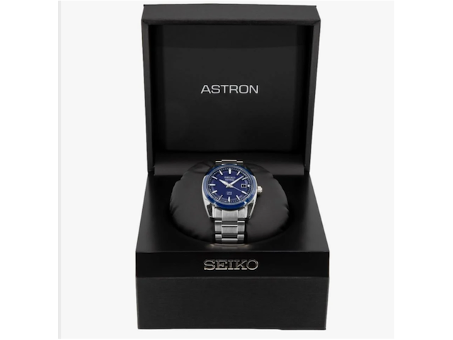 Herenhorloge seiko, ssj003j1 astron gps solar 39mm, zwart/zilverkleurig - afbeelding 3 van  4