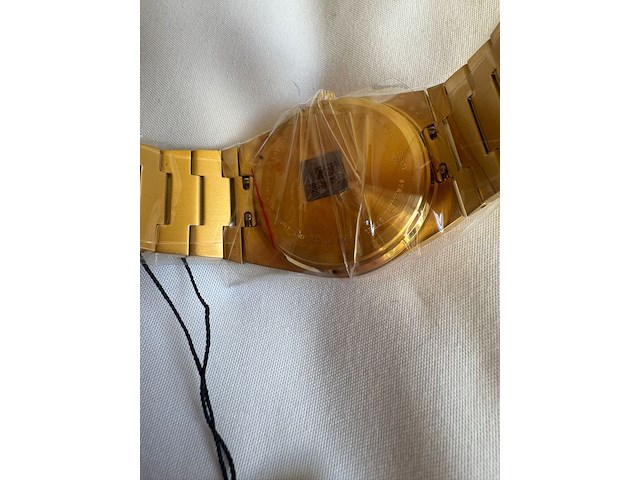 Herenhorloge, tissot, prx t137.410.33.021.00, goudkleurig, 2020+ - afbeelding 3 van  5