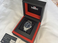 Herenhorloge, tissot, seastar, t120.410.11.041.00, stalen band, donkerblauwe kast, 2020+ - afbeelding 3 van  4