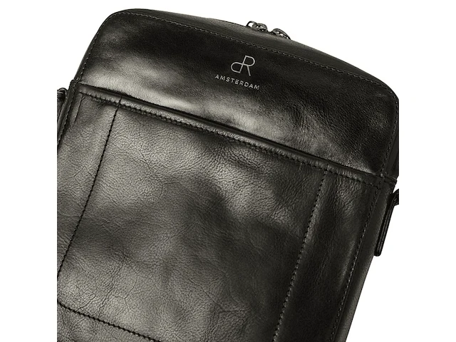 Herenschoudertas dr amsterdam, black - afbeelding 4 van  6