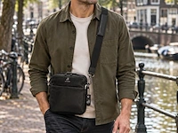 Herenschoudertas dr amsterdam, black - afbeelding 5 van  6