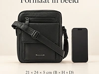 Herenschoudertas dr amsterdam, black - afbeelding 6 van  6