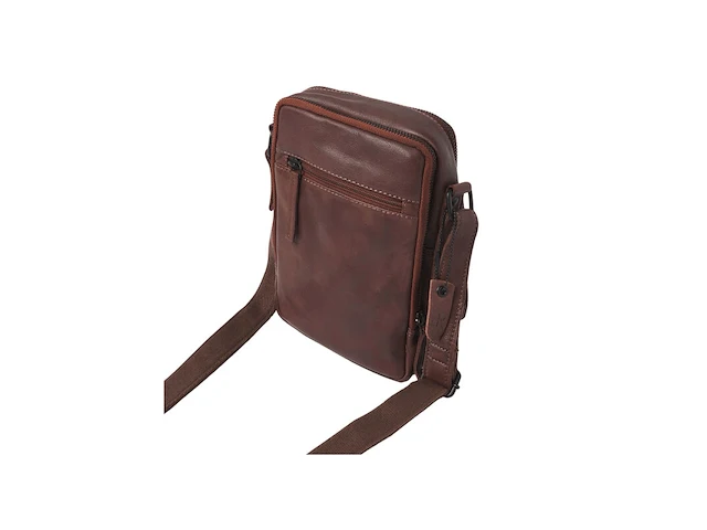 Herenschoudertas dr amsterdam, brown - afbeelding 2 van  6