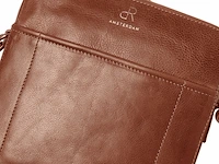 Herenschoudertas dr amsterdam, cognac - afbeelding 4 van  6