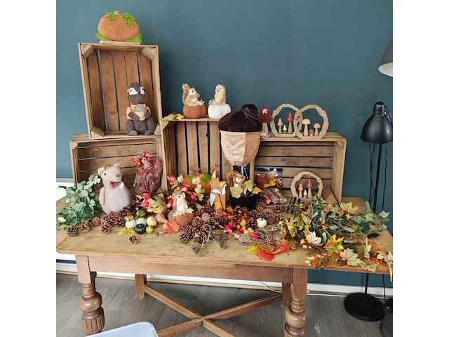 Herfst decoratie, excl. aardappelkisten - afbeelding 1 van  7