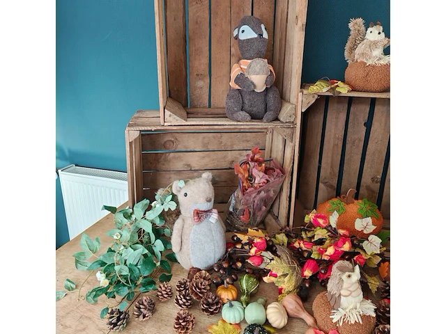 Herfst decoratie, excl. aardappelkisten - afbeelding 2 van  7