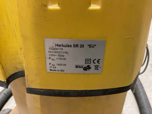 Herkules sr 20 industriële stofzuiger - afbeelding 2 van  2