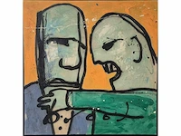 Herman brood - acryl op doek - 78 x 80 - afbeelding 3 van  4