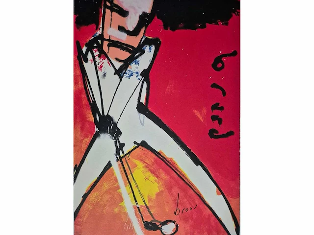 Herman brood - zeefdruk - 100 x 70 - afbeelding 1 van  4