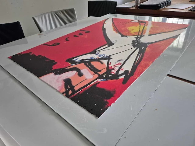 Herman brood - zeefdruk - 100 x 70 - afbeelding 2 van  4