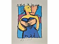 Herman brood - zeefdruk - 60 x 50