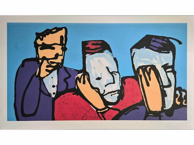 Herman brood - zeefdruk - 70 x 118 - afbeelding 1 van  4