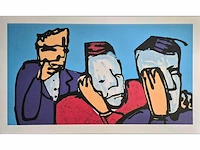 Herman brood - zeefdruk - 70 x 118