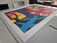 Herman brood - zeefdruk - 70 x 118 - afbeelding 2 van  4