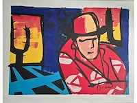 Herman brood - zeefdruk - 84 x 105