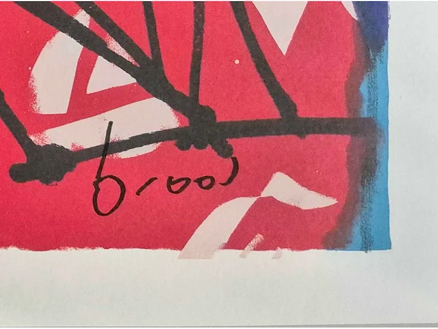 Herman brood - zeefdruk - 84 x 105 - afbeelding 3 van  4