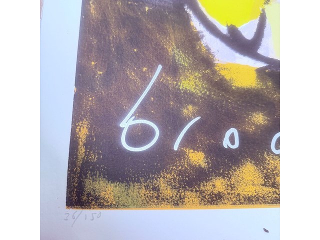 Herman brood - zeefdruk - heartbreak hotel 36/150 - afbeelding 3 van  6