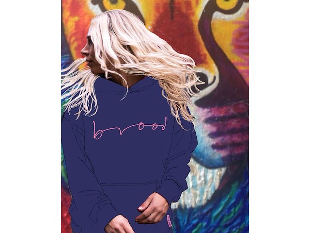 Herman brood gesigneerde hoodie - maat l - afbeelding 4 van  5