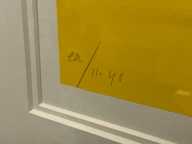 Herman brood testarossa ingelijste zeefdruk (e.a. 11/40) - afbeelding 3 van  4