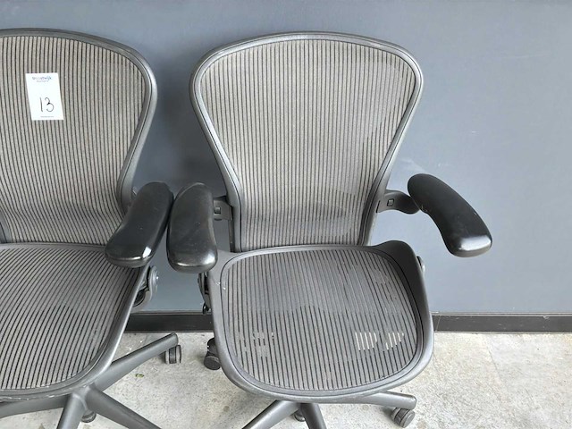 Herman miller aeron b bureaustoel (2x) - afbeelding 5 van  10