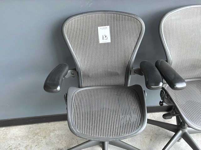 Herman miller aeron b bureaustoel (2x) - afbeelding 6 van  10