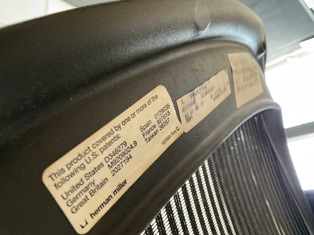 Herman miller aeron b bureaustoel - afbeelding 6 van  6