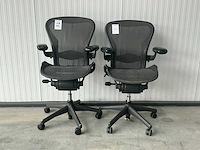 Herman miller aeron bureaustoel (2x) - afbeelding 1 van  6