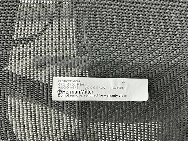 Herman miller cosm highback bureaustoel - afbeelding 5 van  6