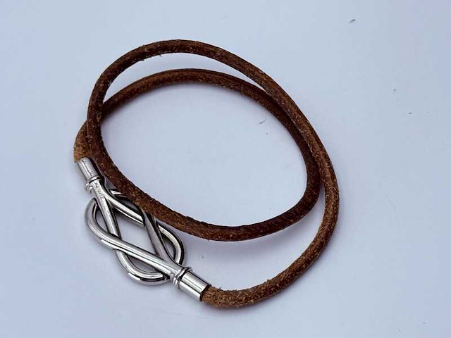 Hermès atame leren armband - afbeelding 2 van  4