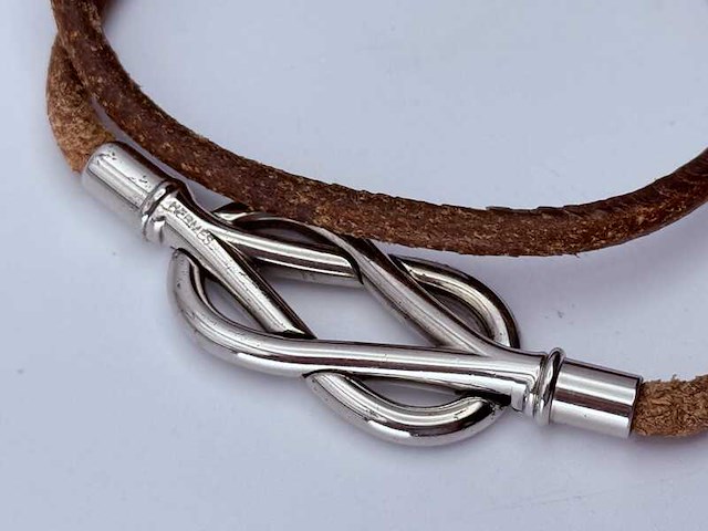 Hermès atame leren armband - afbeelding 4 van  4