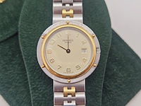 Hermès clipper goldplated two tone horloge - afbeelding 1 van  9