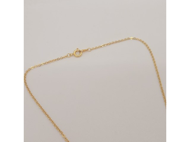 Hermes goldplated pendant op collier - afbeelding 4 van  4