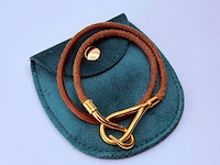 Hermes jumbo armband - goldplated - afbeelding 1 van  7