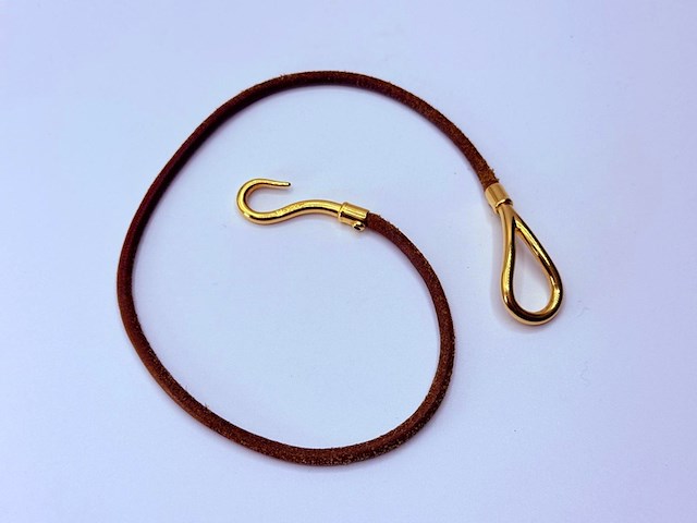 Hermes jumbo armband - goldplated - afbeelding 4 van  7